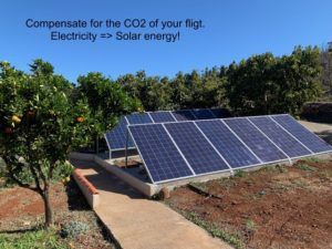 Solar energy for electricity